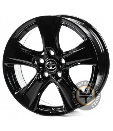 Replica TY17253 7x17 5x114.3 ET35 DIA60.1 Gloss Black (Черный глянец)