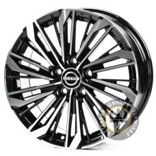 Replica NS17433 7.5x17 5x114.3 ET45 DIA66.1 Gloss Black Machined Face (Черный глянцевый полированное лицо)
