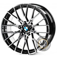 Replica B18293 8x18 5x120 ET34 DIA72.5 Gloss Black Machined Face (Черный глянцевый полированное лицо)
