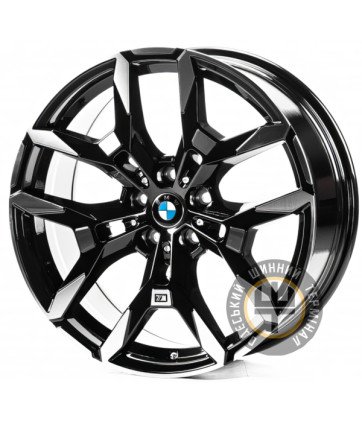 Replica B19654 8.5x19 5x112 ET26 DIA66.5 Gloss Black Machined Face (Черный глянцевый полированное лицо)