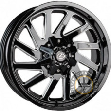 Replica Lexus JT-1627 9x20 6x139.7 ET20 DIA110 Черный с полировкой с дополнительным слоем лака