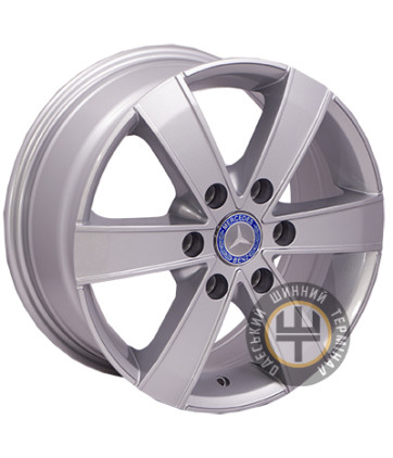 Replica Mercedes (BK474) 7x16 6x130 ET60 DIA84.1 Silver (Серебро)