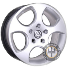 Replica Volkswagen A-R163 7x17 5x100 ET40 DIA57.1 Silver (Серебро)