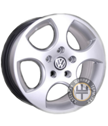Replica Volkswagen A-R163 7x17 5x100 ET40 DIA57.1 Silver (Серебро)