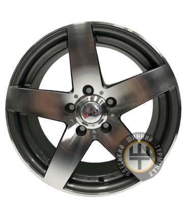 Sportmax Racing SR-265 7x16 5x114.3 ET38 DIA67.1 Графитовый с полированной лицевой частью