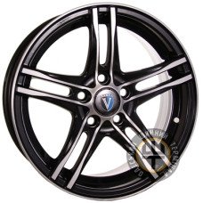 Tech Line TL1505 6x15 5x100 ET38 DIA57.1 Silver lip polish