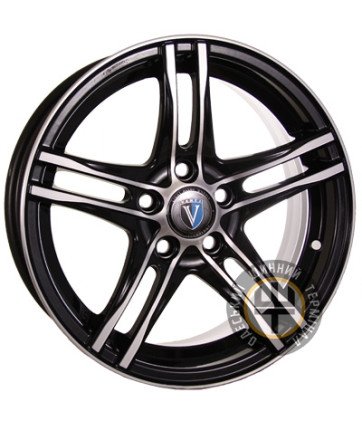 Tech Line TL1505 6x15 5x100 ET38 DIA57.1 Silver lip polish