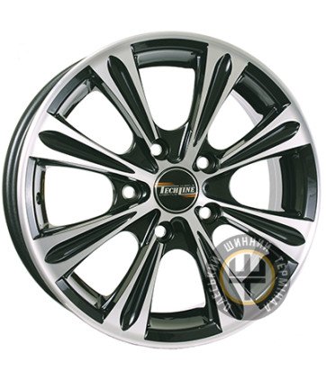 Tech Line TL526 5.5x15 4x100 ET0 DIA0 Black Diamond (Черный глянцевый)