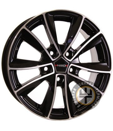 Tech Line TL742 7x17 5x112 ET45 DIA57.1 Black Diamond (Черный глянцевый)