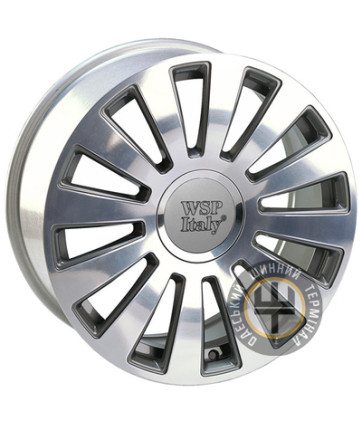 WSP Italy Audi (W535) A8 Ramses 8x20 5x100/112 ET45 DIA57.1 Anthracite polish