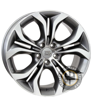 WSP Italy BMW (W674) Aura 8x18 5x120 ET30 DIA72.6 Anthracite polish