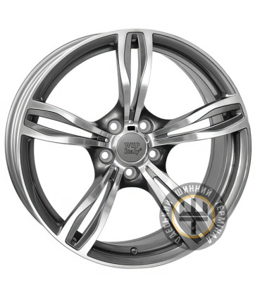 WSP Italy BMW (W679) Daytona 9x19 5x120 ET44 DIA72.6 Anthracite polish