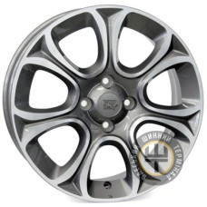 WSP Italy Fiat (W163) Evo 6x16 4x100 ET45 DIA56.6 Anthracite polish