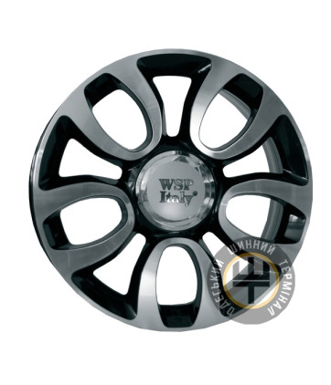 WSP Italy Fiat (W167) Ercolano 7x17 5x98 ET41 DIA58.1 Gloss_Black_Polish (Черный глянцевый с полированной лицевой порверхностю)