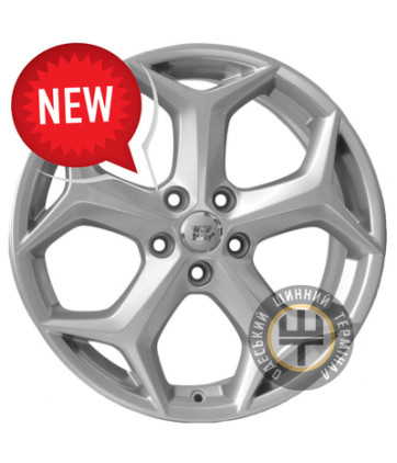 WSP Italy Ford (W957) New Delhi 7x17 5x108 ET50 DIA63.4 Silver shine