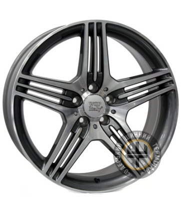 WSP Italy Mercedes (W768) Stromboli 8x17 5x112 ET47 DIA66.6 Anthracite polish