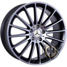 WSP Italy Mercedes (W773) Shanghai 9.5x19 5x112 ET48 DIA66.6 diamond-black front polished  (черный глянец с полированной лицевой частью)