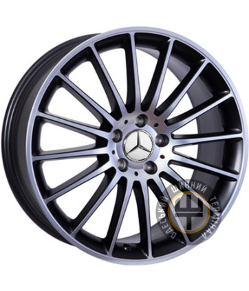 WSP Italy Mercedes (W773) Shanghai 9.5x19 5x112 ET48 DIA66.6 diamond-black front polished  (черный глянец с полированной лицевой частью)