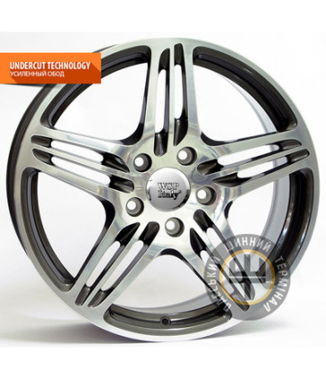WSP Italy Porsche (W1050) Philadelphia 8.5x20 5x130 ET51 DIA71.6 Anthracite polish