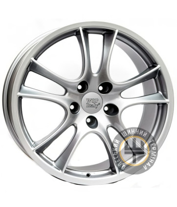 WSP Italy Porsche (W1051) Tornado 10.5x23 5x130 ET47 DIA71.6 Silver (Серебро)