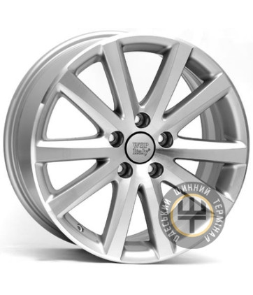 WSP Italy Volkswagen (W442) Sparta 7x16 5x112 ET42 DIA57.1 Silver Polished (Серебристый полированный)