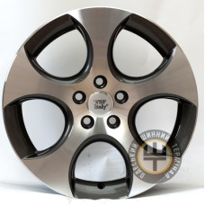WSP Italy Volkswagen (W444) Ciprus 7.5x18 5x112 ET47 DIA57.1 Gloss Black (Черный глянец)