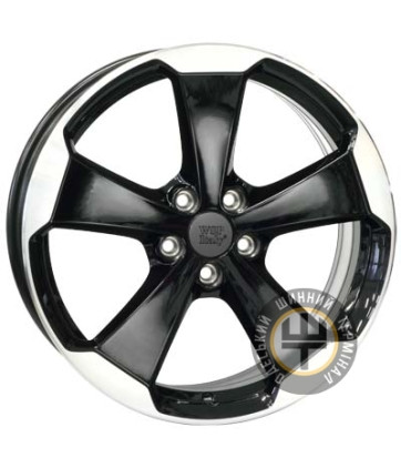 WSP Italy Volkswagen (W465) Laceno 7.5x19 5x112 ET51 DIA57.1 Gloss_Black_Polish (Черный глянцевый с полированной лицевой порверхностю)