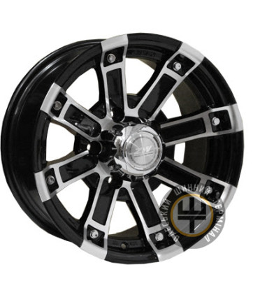 Zorat Wheels 2516 7.5x15 5x139.7 ET-10 DIA110.5 Black polished (Черный с полированной лицевой частью)