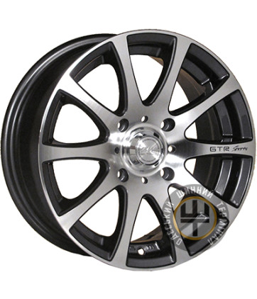 Zorat Wheels 3114Z 6x14 4x98 ET35 DIA58.6 Dark Gun Gray Polish (Темно-мраморная крошка с полированной лицевой частью)