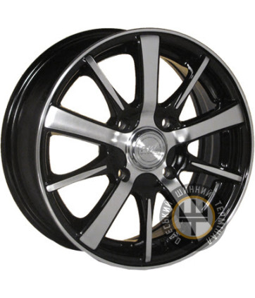Zorat Wheels 3120 4.5x13 4x114.3 ET40 DIA69.1 Black polished (Черный с полированной лицевой частью)