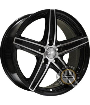 Zorat Wheels 3143 6x14 4x100 ET35 DIA67.1 Black polished (Черный с полированной лицевой частью)
