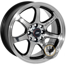Zorat Wheels 356 6.5x15 4x100 ET38 DIA67.1 Black polished (Черный с полированной лицевой частью)