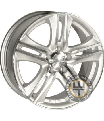 Zorat Wheels 392 5.5x13 4x114.3 ET35 DIA69.1 Silver Polished (Серебристый полированный)