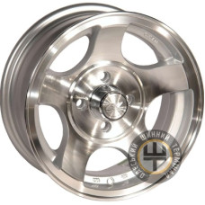 Zorat Wheels 689 5.5x13 4x98 ET0 DIA58.6 Black polished (Черный с полированной лицевой частью)