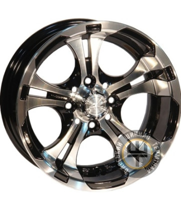 Zorat Wheels 720 6x13 4x98 ET0 DIA58.6 Black polished (Черный с полированной лицевой частью)