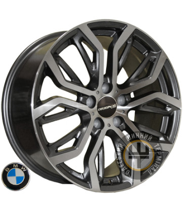 Zorat Wheels 7327 9x19 5x120 ET48 DIA74.1 Dark Gun Gray Polish (Темно-мраморная крошка с полированной лицевой частью)