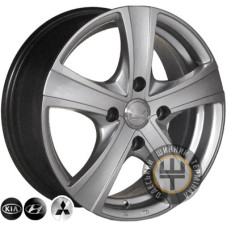 Zorat Wheels 9504 5.5x14 4x100 ET43 DIA60.1 Hyper Silver (Cупер серебро)