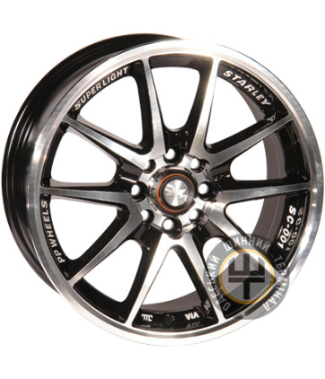 Zorat Wheels 969 6x14 5x100 ET35 DIA67.1 Black Polished (Черный с полированной лицевой частью)