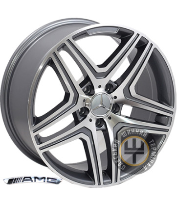 Zorat Wheels BK206 9x20 5x112 ET48 DIA66.6 Grey Polished (Темно-серый с полированной лицевой частью)