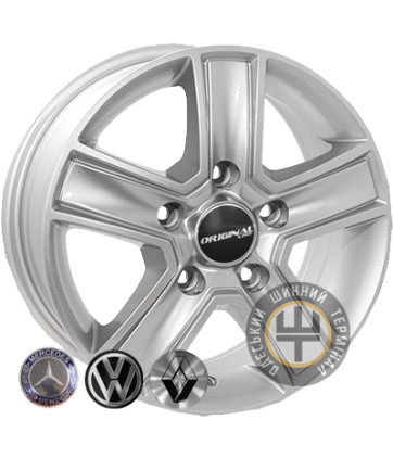 Zorat Wheels BK473 6.5x16 5x118 ET45 DIA71.1 Silver (Серебро)