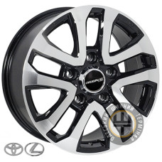 Zorat Wheels BK5118 8.5x20 5x150 ET45 DIA110.2 Black polished (Черный с полированной лицевой частью)