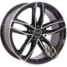 Zorat Wheels BK690 7.5x17 5x112 ET37 DIA66.6 Black polished (Черный с полированной лицевой частью)