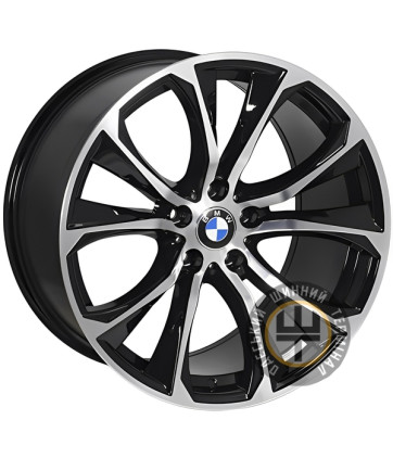 Zorat Wheels BK5736 11x20 5x120 ET37 DIA74.1 Black polished (Черный с полированной лицевой частью)