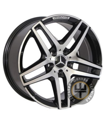 Zorat Wheels BK967 8.5x18 5x112 ET35 DIA66.6 Black polished (Черный с полированной лицевой частью)