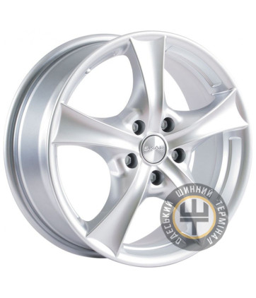 Skad Ника 7x17 5x114.3 ET45 DIA60.1 Серебристый глянцевый цвет