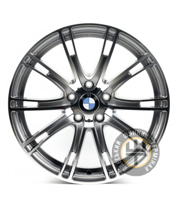 Replica BMW (B599) 8.5x19 5x120 ET30 DIA72.6 Light Gunmetal Machined Face