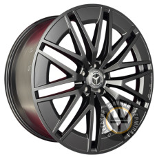 Replica Mercedes (MR006) 10x22 5x112 ET55 DIA66.56 Black Matt (Черный матовый)