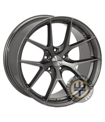 ZF FE062 8x18 5x114.3 ET35 DIA67.1 Gun metal full polish (Темно-серый с полированным ободом)