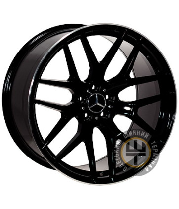 ZF FE115 8.5x20 5x112 ET53 DIA66.6 Black Mirror Lip Polished