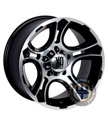 ZF QC5109 9x17 6x139.7 ET-12 DIA110.1 Matt Black Machine Face (Черный матовый с полировкой)